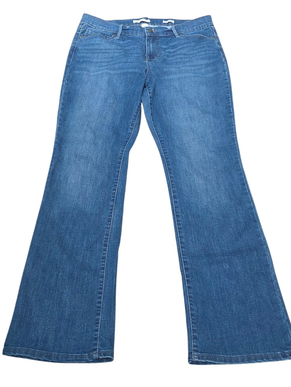 Nine West Grammacy Mini Bootcut Medium /Blue Flare Jeans ( Size:12)